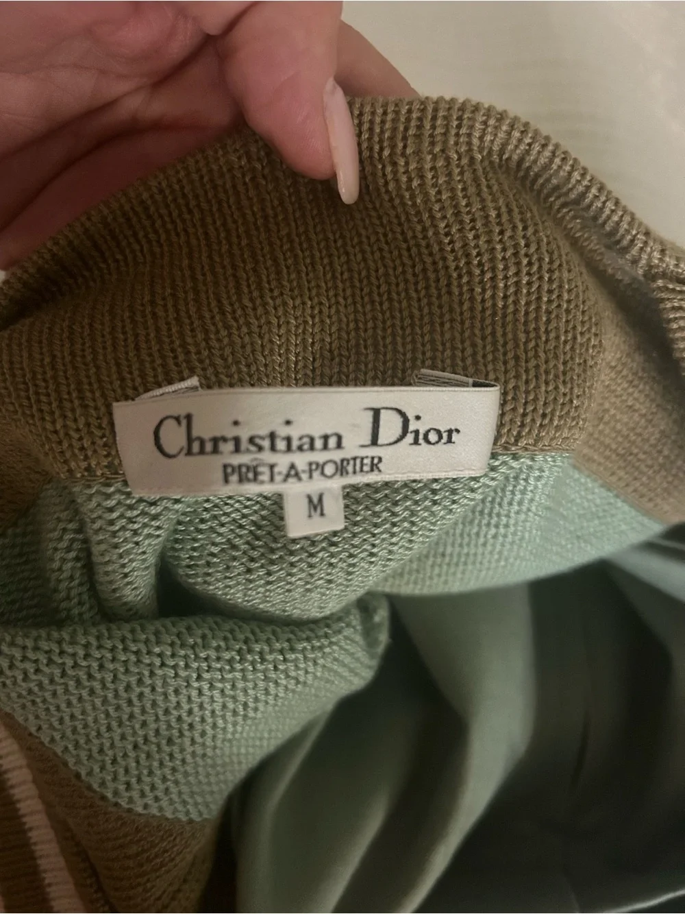 Dior christian knit